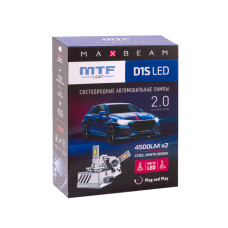 Светодиодные лампы MTF Light MaxBeam D1S 6000K 85V, 35W,  2шт, MBD1S6