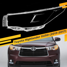 Стекло для фары Toyota Highlander (XU50) (2013-2017) Левое