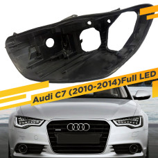Корпус Левой фары для Audi A6 C7 (2010-2014) Full LED