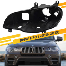 Корпус Левой фары для BMW X5 E70 (2010-2013) Рестайлинг без AFS