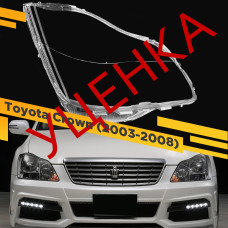 УЦЕНЕННОЕ стекло для фары Toyota Crown (2003-2008) Правое №1
