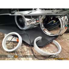 Светодиодные Ангельские глазки BMW X6 E71 4300К