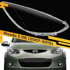 Стекло для фары Mazda 2 DE (2007-2015) Правое