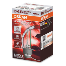 Ксеноновая лампа OSRAM D4S Xenarc Night Breaker Laser 35W, 1шт, 66440XNL