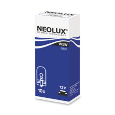 Лампа накаливания NEOLUX N501 W5W 12V 5W, 1 шт