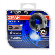 Лампа галогенная OSRAM H1 Cool Blue Boost 12V 80W, 2шт.