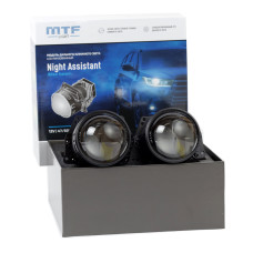 Светодиодные линзы MTF Light Night Assistant Max beam LED 3 5500K Bi-Led (комплект 2 шт)