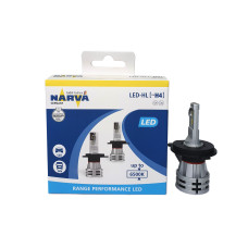 Светодиодная лампа NARVA H4 Range Performance LED 12/24V 6500K 16/16W,  2шт.