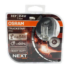 Лампа галогенная OSRAM H7 Truckstar Pro (NEXT GEN) 24V 70W, 2 шт