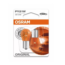 Лампа галогенная OSRAM PY21W Original Line 2шт, 12V