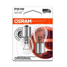 Лампа галогенная OSRAM P21W Original Line 2шт, 24V