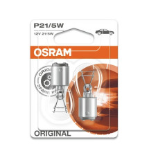 Лампа галогенная OSRAM P21/5W Original Line 2шт, 12V, 21W