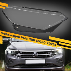 Стекло для фары Volkswagen Polo Mk6 (2020-2022) Правое