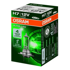 Лампа галогенная OSRAM H7 Ultra Life 12V 55W, 1шт.