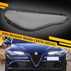 Стекло для фары Alfa Romeo Giulia (2015-2024) Правое