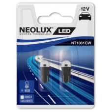 Светодиодные лампы NEOLUX W5W LED 0,5W 12V 6000K, 2 шт, NT1061CW-02B