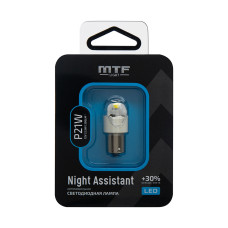 Светодиодная лампа MTF Light Night Assistant 12В, 2.5Вт, P21W, белый, 1 шт., NP21WW