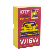 Светодиодная лампа MTF LIGHT BACK LIGHT задний ход 12В,16Вт, 5500К, W16W, 1 шт.