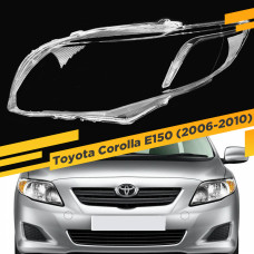 Стекло для фары Toyota Corolla E150 (2006-2010) Левое
