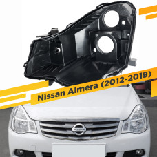 Корпус Левой фары для Nissan Almera (2012-2019)