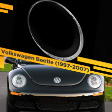 Стекло для фары Volkswagen Beetle A4 (1997-2007) Правое