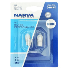 Светодиодные лампы NARVA T10 W5W 12V-0,6W LED 6000K, 2шт, 18145