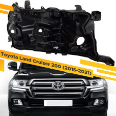 Корпус Правой фары Toyota Land Cruiser 200 (2015-2021) 2-й рестайлинг LED