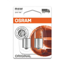 Лампа галогенная OSRAM R5W (BA15s), 2шт, 24V