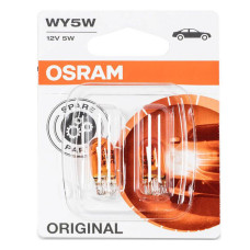 Лампа накаливания OSRAM WY5W Yellow 12V 5W, 2 шт