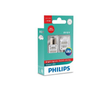 Светодиодные лампы PHILIPS LED P21W 12V-21W BA15s RED 2шт., 12839REDX2