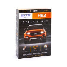 Светодиодные лампы MTF Light Cyber Light HB3 6000K 12V, 45W, 2шт, DPB3K6