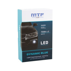 Светодиодные лампы MTF Light Dynamic Blue H11/H8/H16 5500K 12V, 8W, 2шт, MLH07K5