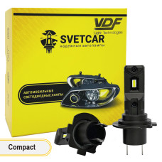 Светодиодные лампы SVETCAR Compact H7 5500K, 2шт