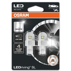 Светодиодные лампы OSRAM Cool White LEDriving SL W16W 12V-LED 6000K 2.1W, 2шт, 921DWP-02B