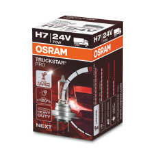 Лампа галогенная OSRAM H7 Truckstar Pro 24V 70W, 1 шт