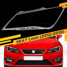 Стекло для фары SEAT Leon (2012-2015) Левое