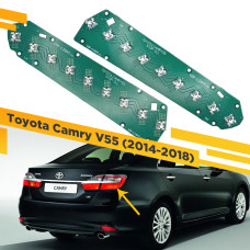 Ремкомплект плат задних фонарей Toyota Camry V55 2014-2018 VDF Light